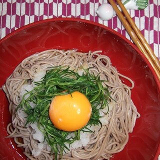 おかひじき蕎麦